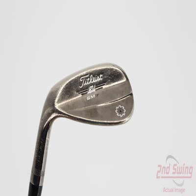 Titleist Vokey SM7 Brushed Steel Wedge Gap GW 52° 8 Deg Bounce F Grind SM7 BV Steel Wedge Flex Left Handed 35.25in