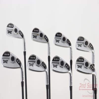 PXG 0311 XP GEN5 Chrome Iron Set 4-PW GW Mitsubishi MMT 80 Graphite Stiff Right Handed 39.5in