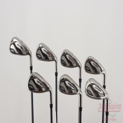 Callaway Mavrik Iron Set 6-PW AW SW UST Mamiya Recoil 75 Dart Steel Regular Right Handed 37.5in