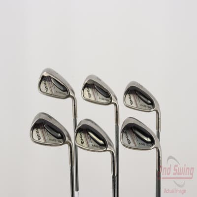 Ping 2014 Karsten Iron Set 7-PW GW SW Accra 60i Graphite Regular Right Handed Black Dot 37.0in