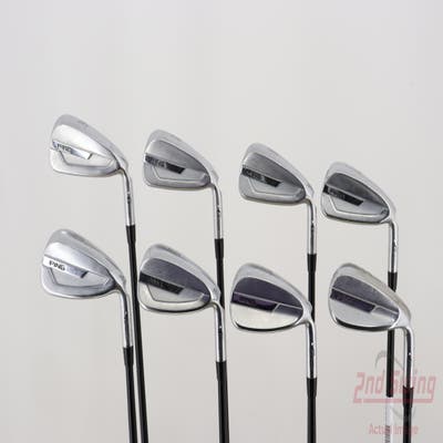 Ping G700 Iron Set 4-PW SW ALTA CB Graphite Regular Right Handed White Dot 39.5in