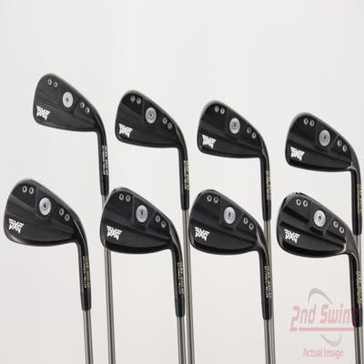 PXG 0311 XP Gen4 Xtreme Dark Iron Set 4-PW GW Aerotech SteelFiber i95 Graphite Stiff Right Handed 38.0in