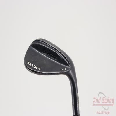 Cleveland RTX 4 Black Satin Wedge Sand SW 54° 10 Deg Bounce Dynamic Gold Tour Issue S200 Steel Stiff Right Handed 35.75in