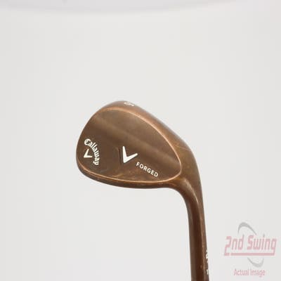 Callaway 2012 Forged Copper Wedge Sand SW 56° Stock Steel Shaft Steel Wedge Flex Right Handed 35.25in