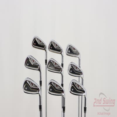 TaylorMade R9 Iron Set 3-PW AW Stock Steel Shaft Steel Stiff Right Handed 38.0in