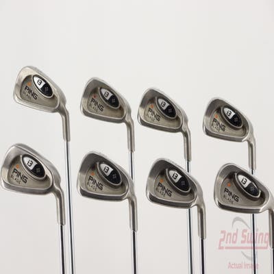 Ping i3 + Blade Iron Set 3-PW Ping JZ Steel Stiff Right Handed Orange Dot 38.0in