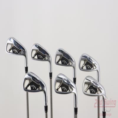 Callaway Apex 21 Iron Set 5-PW AW Aerotech SteelFiber fc90 Graphite Stiff Right Handed 38.0in