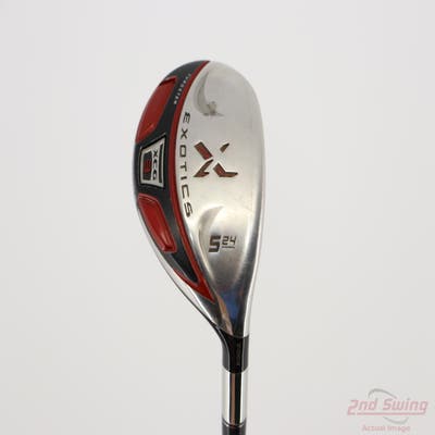 Tour Edge Exotics XCG3 Hybrid 5 Hybrid 24° Fujikura Motore Exotics TR 80 Graphite Regular Right Handed 39.25in