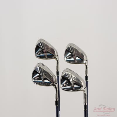 TaylorMade SIM MAX Iron Set 8-PW AW Fujikura Ventus Blue 6 Graphite Regular Right Handed 36.75in