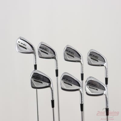 Cobra 2020 KING Forged Tec Iron Set 4-PW Stock Steel Shaft Steel Stiff Right Handed 38.75in