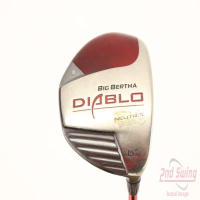 Callaway Big Bertha Diablo Fairway Wood 3 Wood 3W 15° Callaway Big Bertha Diablo FW Graphite Stiff Right Handed 43.0in