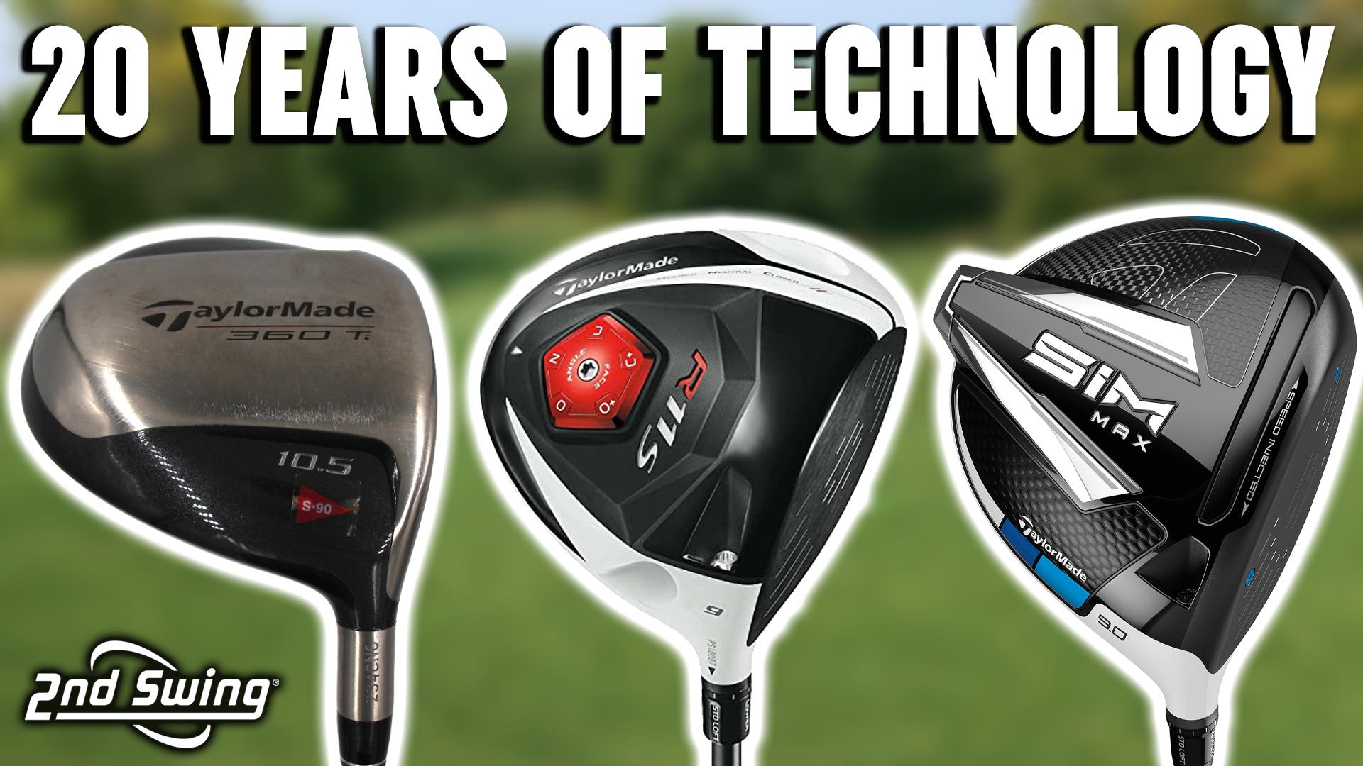 TaylorMade Driver Comparison Old vs New | SIM Max vs. R11 vs. 360 Ti | 20 Years of Technology