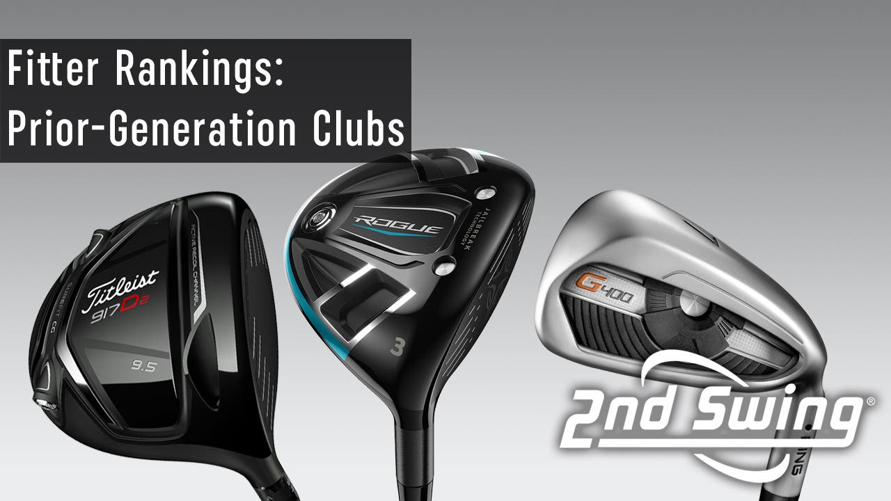 2nd Swing fitters rank prior-generation golf clubs