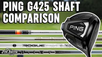 PING G425 Driver Shaft Options | Trackman Test and Comparison