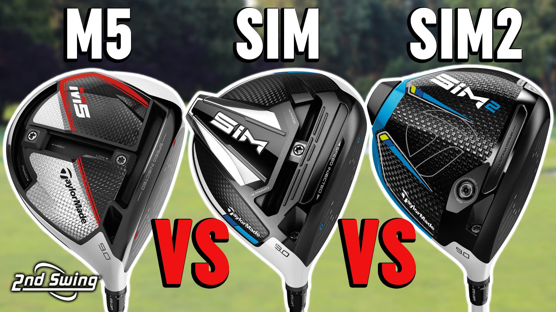 TaylorMade Driver Comparison | SIM2 vs. SIM vs. M5