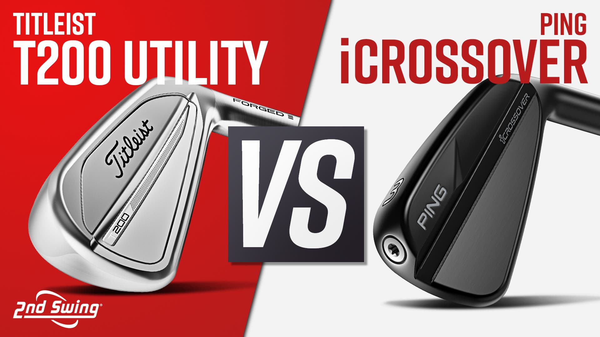 TITLEIST T200 vs PING iCROSSOVER Utility Iron Comparison