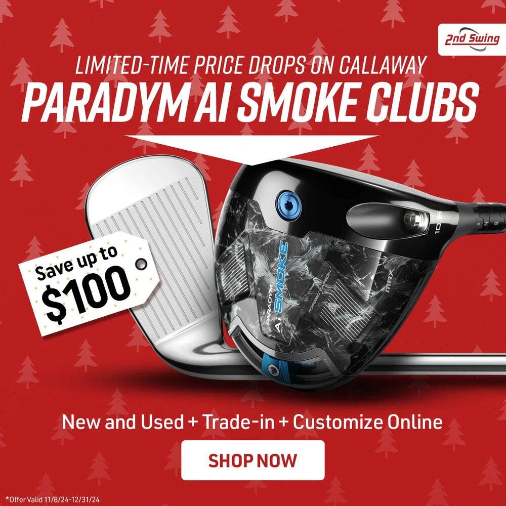 limited-time price drops on callaway paradym ai smoke clubs