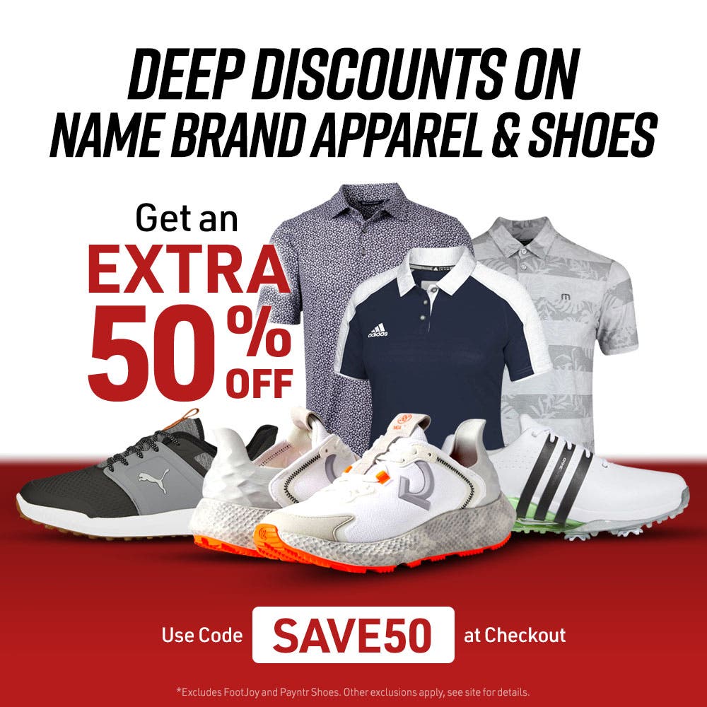 deep discounts on name brand apparel + shoes | get an extra 50%off | use code "SAVE50" at checkout