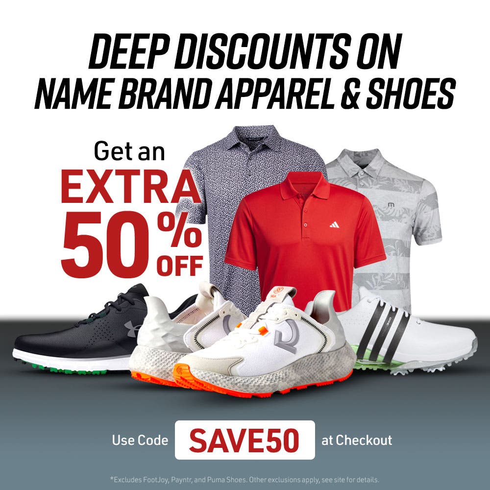 deep discounts on name brand apparel + shoes | get an extra 50%off | use code "SAVE50" at checkout