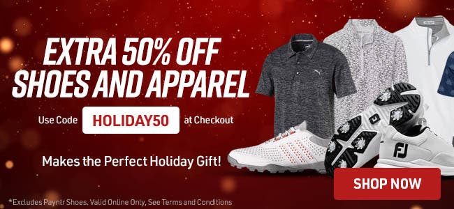 extra 50% off shoes and apparel | use code: HOLIDAY50