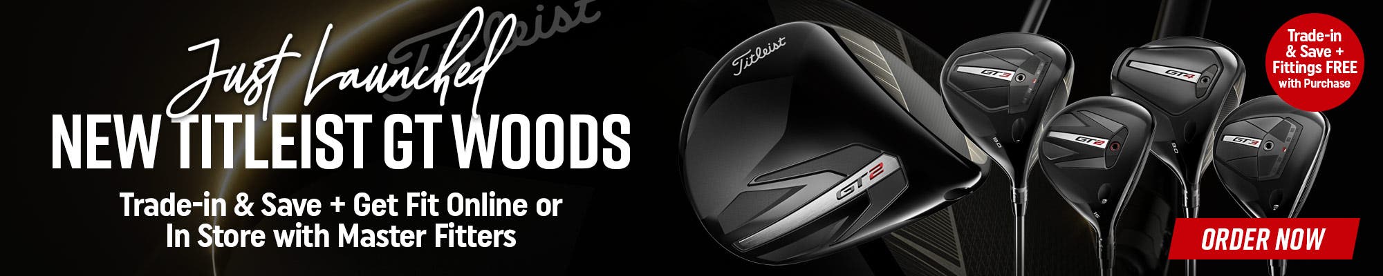 just launched | new titleist gt woods | pre-order now