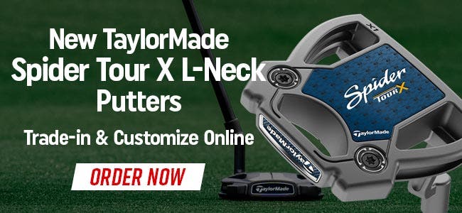 new taylormade spider tour l-neck putters | trade in and customize online | order now